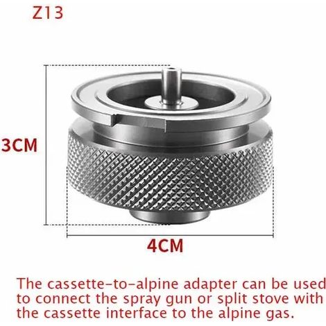 Adaptateur pour réchaud à gaz Gas Saver Plus avec adaptateur butane Accessoires pour réchaud à gaz Adaptateur de recharge Équipement de camping Réchauds de cuisine portables (1/5)