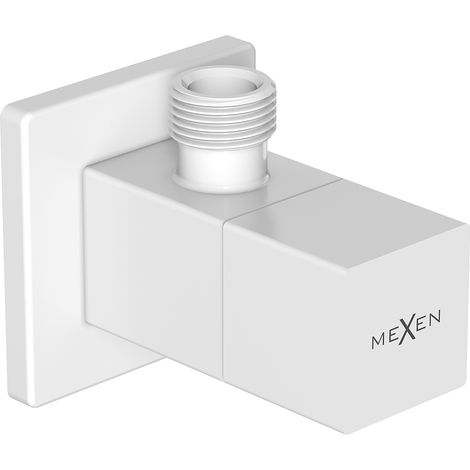 Mexen S válvula angular para grifo 1/2"x3/8", blanco - 79971-20 (1/2)