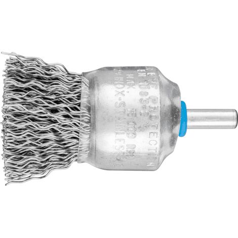 PFERD TOOLS Pinselbürste ungezopft PBU Ø30mm Schaft-Ø6 mm Edelstahl-Draht-Ø0,50 10 Stk