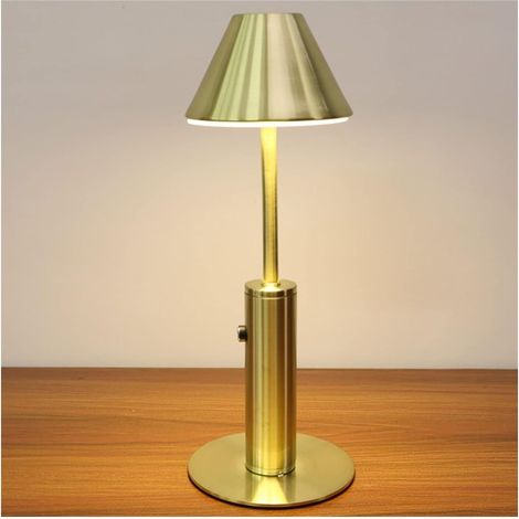 Lámpara de mesa con forma de seta, ideal para la decoración del hogar, recargable, con tres colores de iluminación, adecuada para el dormitorio. (1/2)