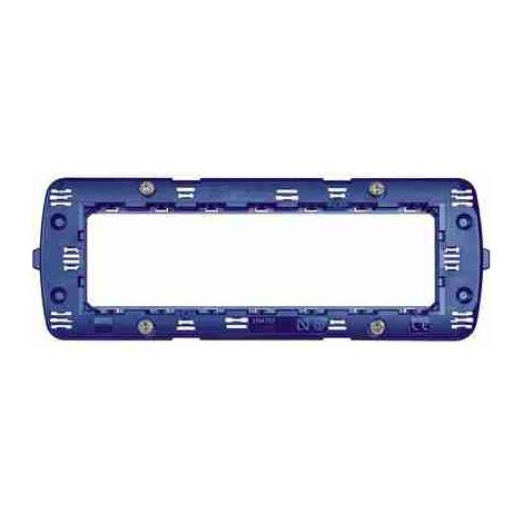 Support BTILN4707 à 7 modules pour plaques carrées Livinglight et Living International - fixation par vis