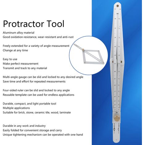 rapporteur d'angle pour les éléments de plafond, outils de mesure (1/5)