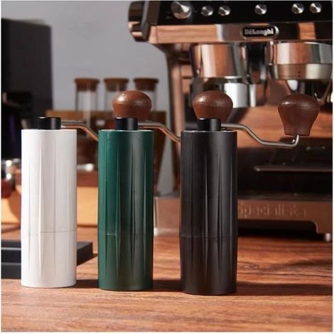 Moulin à café manuel portable en acier inoxydable pour expresso, cafetière à piston et café filtre, pour une utilisation à domicile et en voyage.-AquaForge (1/4)