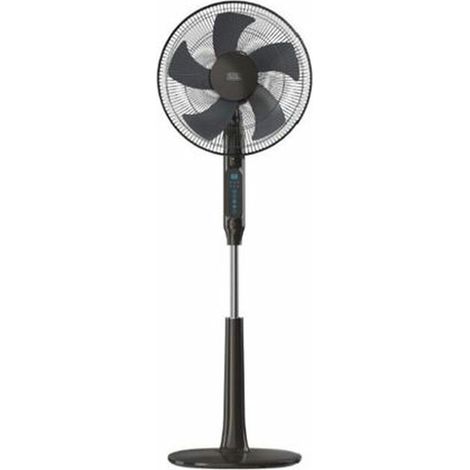 Black & Decker Standventilator Schwarz 24 Geschwindigkeiten