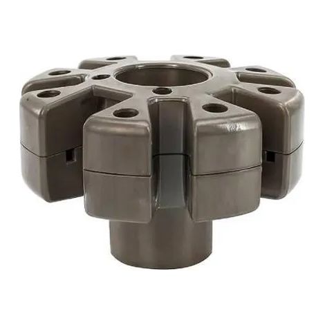 Plateau central parasol romain couleur champagne, pièce de rechange pour parasol déporté de jardin, trou intérieur 40 mm (1/3)