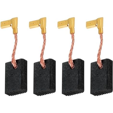 Lot de 4 balais de charbon pour meuleuse d'angle Makita 9565 4,8 x 10,8 x 16,5 mm (1/5)