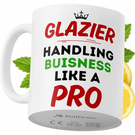 Lustige Tasse für Glaser – Kaffee- oder Teetasse mit witzigem Textdesign – ideal für Geburtstage, Namenstage, Feiertage und besondere Anlässe. Hochwertige Tasse für Zuhause, Büro und Arbeit. Farbe: We