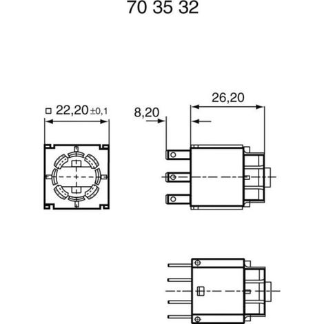 Élément De Contact - 1 NF 1 NO - 250 V - À Rappel - Pour Commande Électrique - 1 Pièce (1/3)