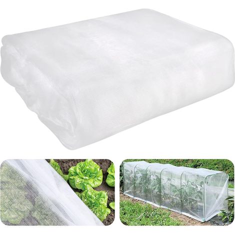 2Mx5M Filet Anti Insecte Oiseaux Filet Jardin Filet de Protection en Maille Fine pour Serre Plantes Fruits Fleurs Cultures, Filet Moustiquaire Papillon (1/5)