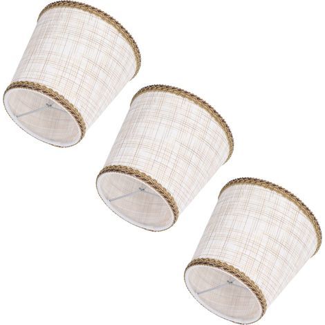 Petits abat-jour, tissu de qualité supérieure très durable, abat-jour en tissu largement utilisé, structure exquise pour chambre à coucher pour hôtel pour la maison (1/5)