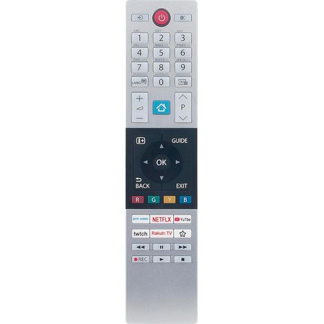CT-8561 Replacement remote control for Toshiba TV 32LL2A63DG, 32WL3A63DG, 43L3869DAX, 49L2863DG, 32L3864DA, 43UK3163DG, 50UK3163DG, 55UK3163DG, 24W3863DA, 49U7863DG, 49V5863DA, 24WK3C63DA, 28W2863DG (1/4)