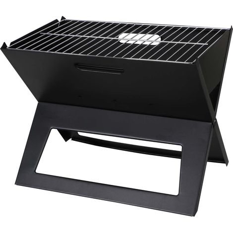 Barbecue à charbon pliable et transportable en inox (1/5)