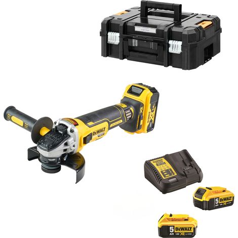 Schleifmaschine 18V XR Ø125 mm (3x5,0 Ah) im TSTAK-Koffer - DEWALT DCG405P3 (1/10)