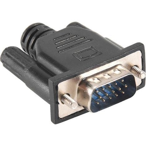 VGA-Dummy-Displayadapter, Dummy-Stecker (männlich), EDID-Crezuo-Verriegelungsplatte