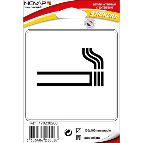 Stickers adhésif - Zone fumeur - 4230887
