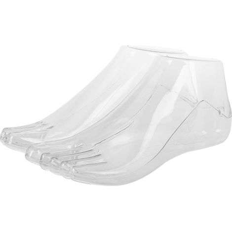 Mannequin de pied en plastique pour présentoir à chaussettes, idéal pour les magasins de vêtements, 1 paire (1/5)