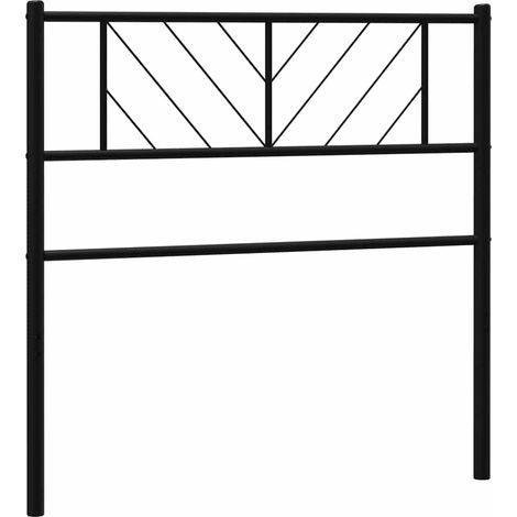 Maison Exclusive - Ersatz-Kopfteil Metall Schwarz 75 cm