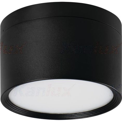 Downlight LED Kanlux TIBERI rond noir 20W 2200lm 4000K (1/2)
