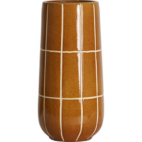 Vase en céramique ambrée brillante - ambré brillant (1/4)