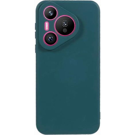 Coque compatible Huawei Pura 70 Pro/70 Pro+ avec doublure en fibre, TPU souple, couleur unie - Cadeau compatible avec G (1/5)