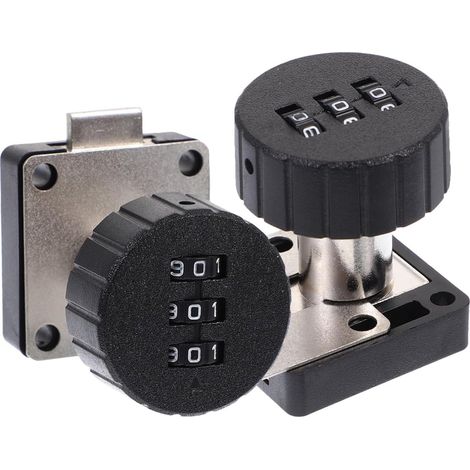 Cadenas à combinaison pour tiroirs et casiers, serrure sans clé (1/5)