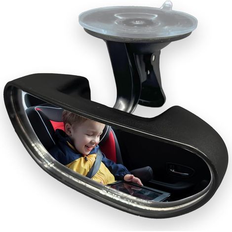 Rétroviseur intérieur de voiture, rétroviseur à ventouse, grand angle, universel, panoramique, rétroviseur supplémentaire pour moniteur d'auto-école, rétroviseur bébé, rétroviseur d'angle mort