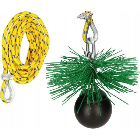 Set di spazzacamino da 150 mm per la pulizia di camini da 1 m (1/5)