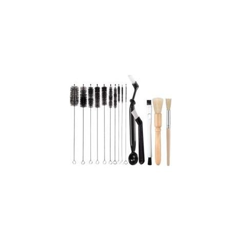 Set mit 15 Kaffeebürsten – Reinigungsbürste für Kaffeemaschinen – Espressobürste – Barista-Kaffeebürste – Reinigungsbürste für Kaffeezubehör (1/5)