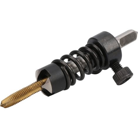Machine à chanfreiner les tarauds à cannelures droites en acier rapide (M3×0,5), adaptée au taraudage et au chanfreinage sur tour.
