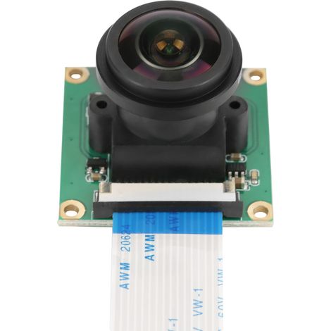 1 x 5MP HD-Kameramodulplatine mit 175°-Weitwinkelobjektiv für Raspberry Pi B 3/2 (1/5)
