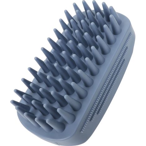 Brosse de toilettage pour chien, shampoing, bain, brosse en caoutchouc, brosse de massage apaisante pour chiens à poils longs et courts, brosse de lavage de qualité professionnelle (1/5)