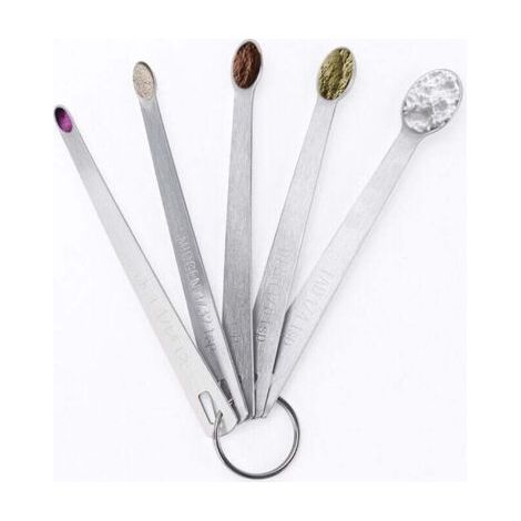 Lot de 5 Cuillères Mesureur Cuisine Ensemble de Mini Cuillères à Mesurer en Acier Inoxydable Cuillère à Mesurer de Cuisson avec échelle Cuillères Doseuses pour la Cuisson des Accessoires de Cu (1/4)