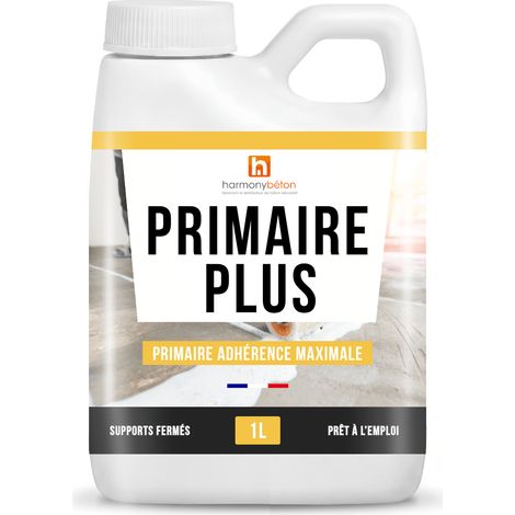 Harmony Beton – Primaire d'accroche Plus 1 L – Pour béton lisse et ancien carrelage – Adhérence optimale sur supports fermés – Application facile au rouleau
