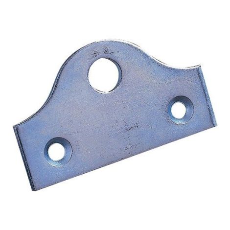 Monin – Moraillon à plat porte-cadenas 60x37mm en acier zingué – Résistance à la corrosion – Installation facile – 262260 (1/3)