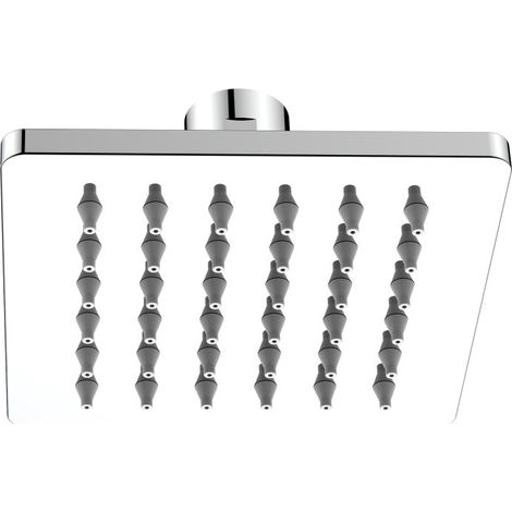Idro Bric Pommeau de Douche Athènes SAPSOF0099AC 1F Articulé Chrome 10x10 cm