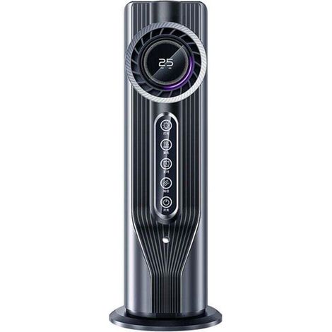 Grid Cool – Ventilateur colonne silencieux 6 vitesses – Refroidissement par brume – Humidificateur portable 32,5 cm – Idéal pour chambre et bureau