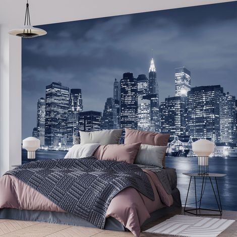 Papier peint panoramique - Panorama New York - 130 cm x 84 cm (1/4)