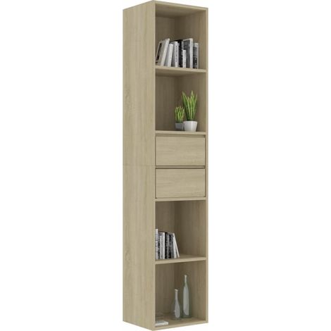 Bibliothèque Chêne sonoma 36x30x171 (1/5)