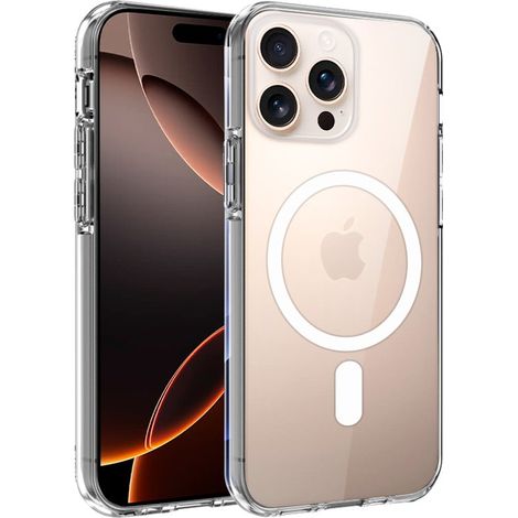 Carcasa COOL para iPhone 16 Pro Max Magnética Transparente