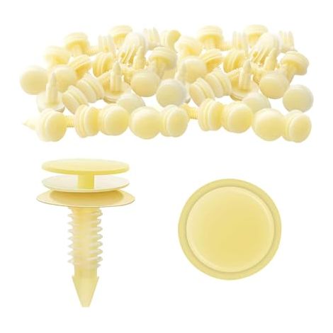 Mandark Lot de 50 clips de retenue de panneau de garniture de portière de voiture, OEM 10153057 - Rivets de fixation de panneau de porte de voiture pour trou de 8 mm, compatibles avec Regal, Astro, (1/5)