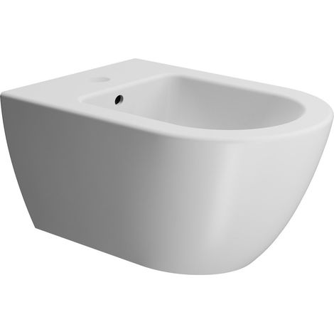 Bidet suspendu PURA 36x55cm, blanc mat (1/2)