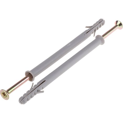 Rs Pro – Chevilles à frapper nylon 120mm – Diamètre 8mm – Pour béton et maçonnerie – Boîte de 20 unités