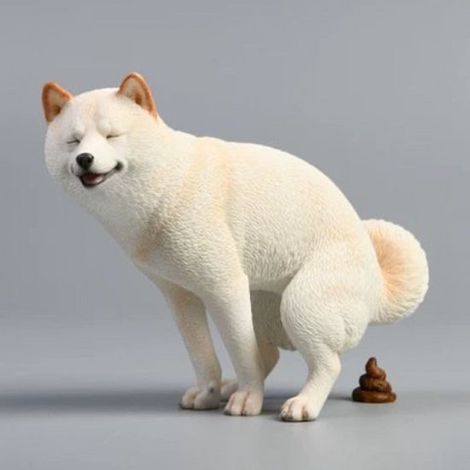 Decorazioni divertenti per auto, statuette di Shiba Inu, decorazioni per la console centrale, accessori per interni (1/4)