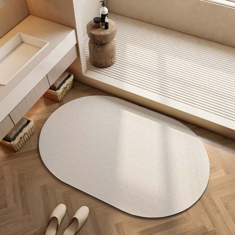 Tapis de salle de bain, ovale,(4060cm)