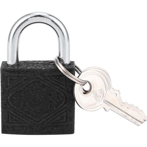 Cadenas à noyau en laiton et serrure de porte en fer épais, pour maison, dortoir, cadenas Portable 32mm (1/5)