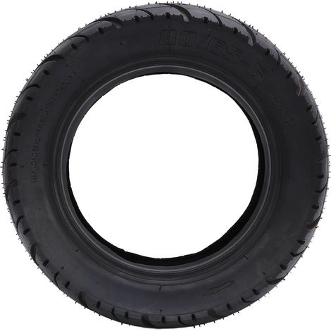 Pneu de remplacement 80/65‑6 pour trottinette électrique, roue avant et arrière, en caoutchouc à absorption des chocs, pour tout-terrain. (1/5)