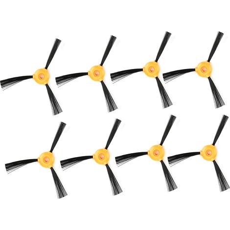 Lot de 8 brosses latérales de rechange pour aspirateur Deebot N79/N79S (1/5)