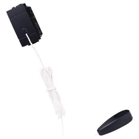 Zugtaster mit Schließer 1P 16A 250V kompatibler Bticino Livinglight Schwarz farbe