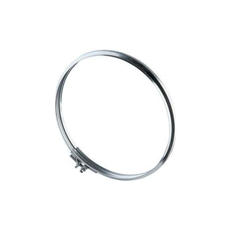 Ricambio fascetta di chiusura monoparete in acciaio inox 2 pezzi 140 mm