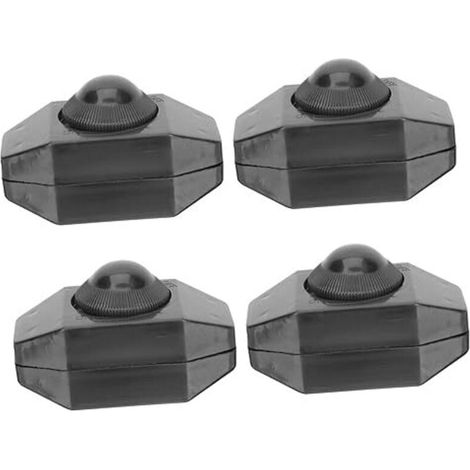 Tischlampen-Dimmeranschluss, 4 Stück, Inline-Knopf, Drehschalter für Tischlampen, Lötzubehör, Drehdimmer aus Kunststoff (1/4)
